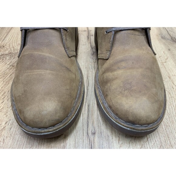 Clarks Men’s Bushacre 2 Chukka Desert Boots Beeswax 82286 Lace Up Brown  Size 12 - Picture 6 of 16